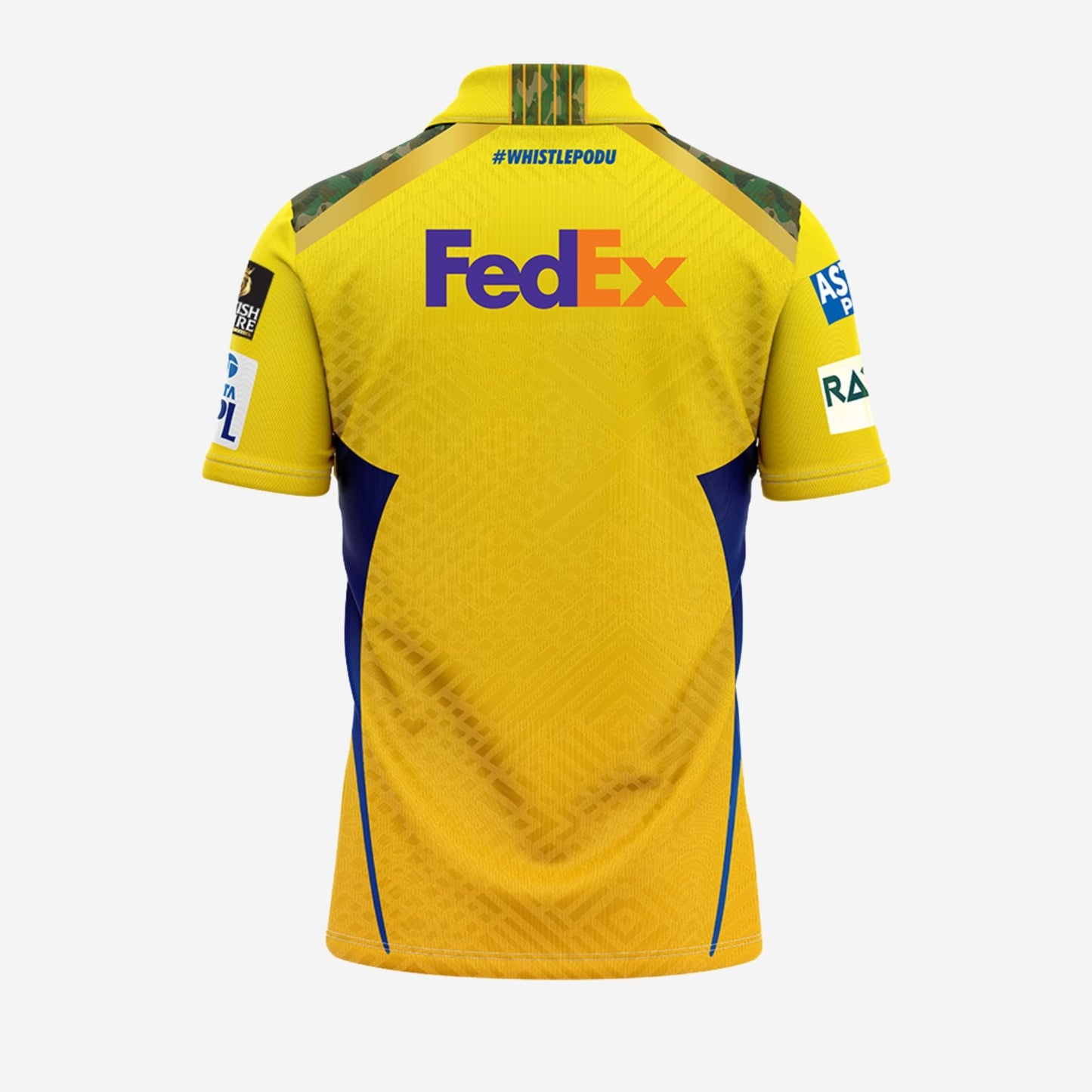 Chennai Super Kings Authentic Match Jersey IPL 2025 Adult Plain Half Sleeve