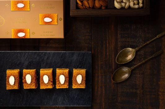Ajmeri Kalakand – Longer Shelf life (MAP) - Long Lasting Mithai - Buy Online from Almond House | Desify