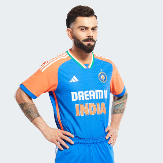 ORIGINAL ADIDAS - 2024 INDIA CRICKET T20 INTERNATIONAL JERSEY