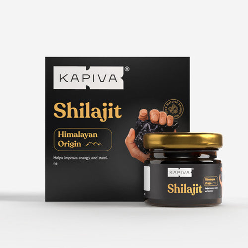 Kapiva Himalayan Shilajit Resin β Natural Energy & Stamina Booster - Ayurvedic Resin - Buy Online from Kapiva | Desify