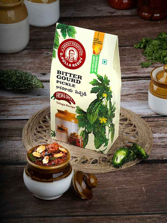 Bitter Gourd Pickle (Kakarkaya/ Karela)