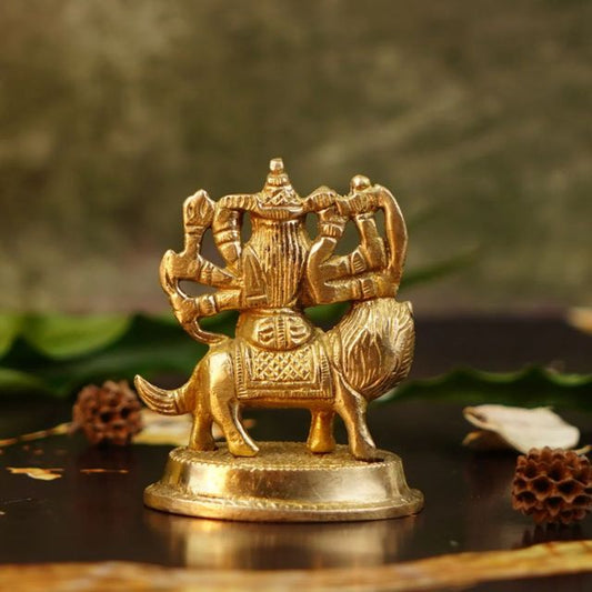 Pure Brass Durga Idol