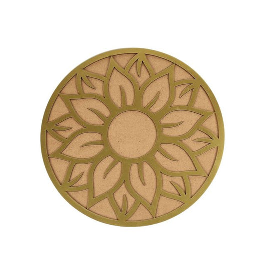 DiaCraft Rangoli Stencil | 8 x 8 Inch - Multicolor