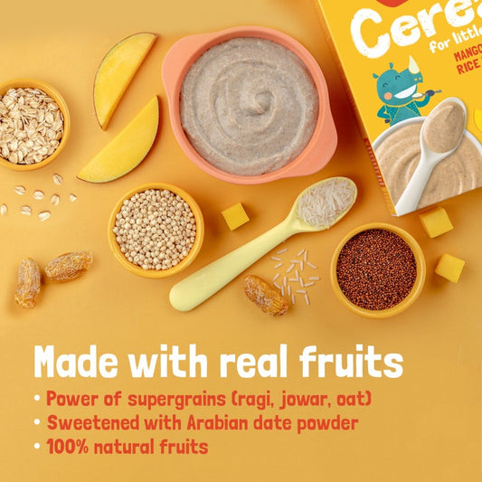 Slurrp Farm Cereal (Ragi, Rice & Mango)