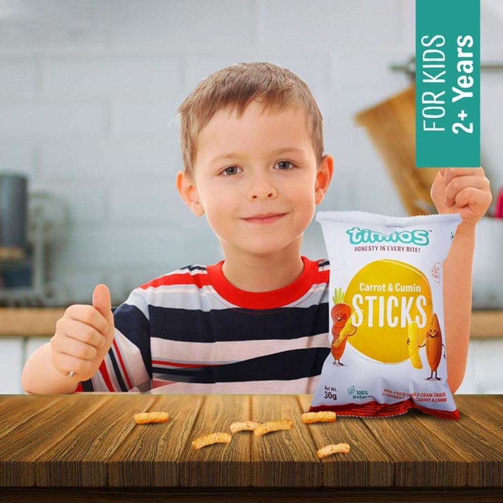 Timios Carrot & Cumin Sticks Snack