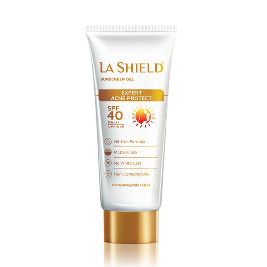 La Shield Spf 40+ & Pa+++ Anti Acne Sunscreen Gel