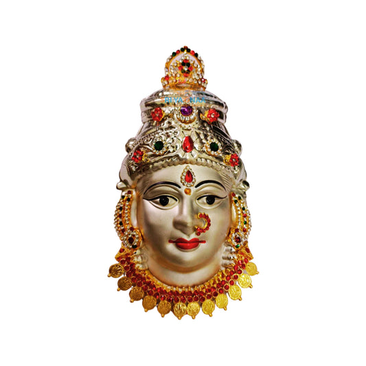 German Silver Kalasam with Decorated Ammavari Face