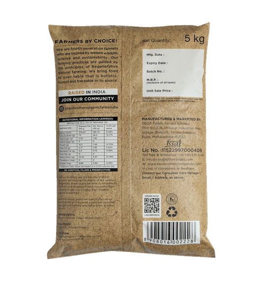 Two Brothers Organic Farms Khali Flour( Emmer Long Wheat) StoneGround