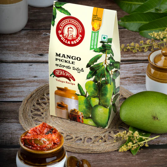 Mango Pickle - Pickles - Buy Online from G Pulla Reddy Sweets | Desify