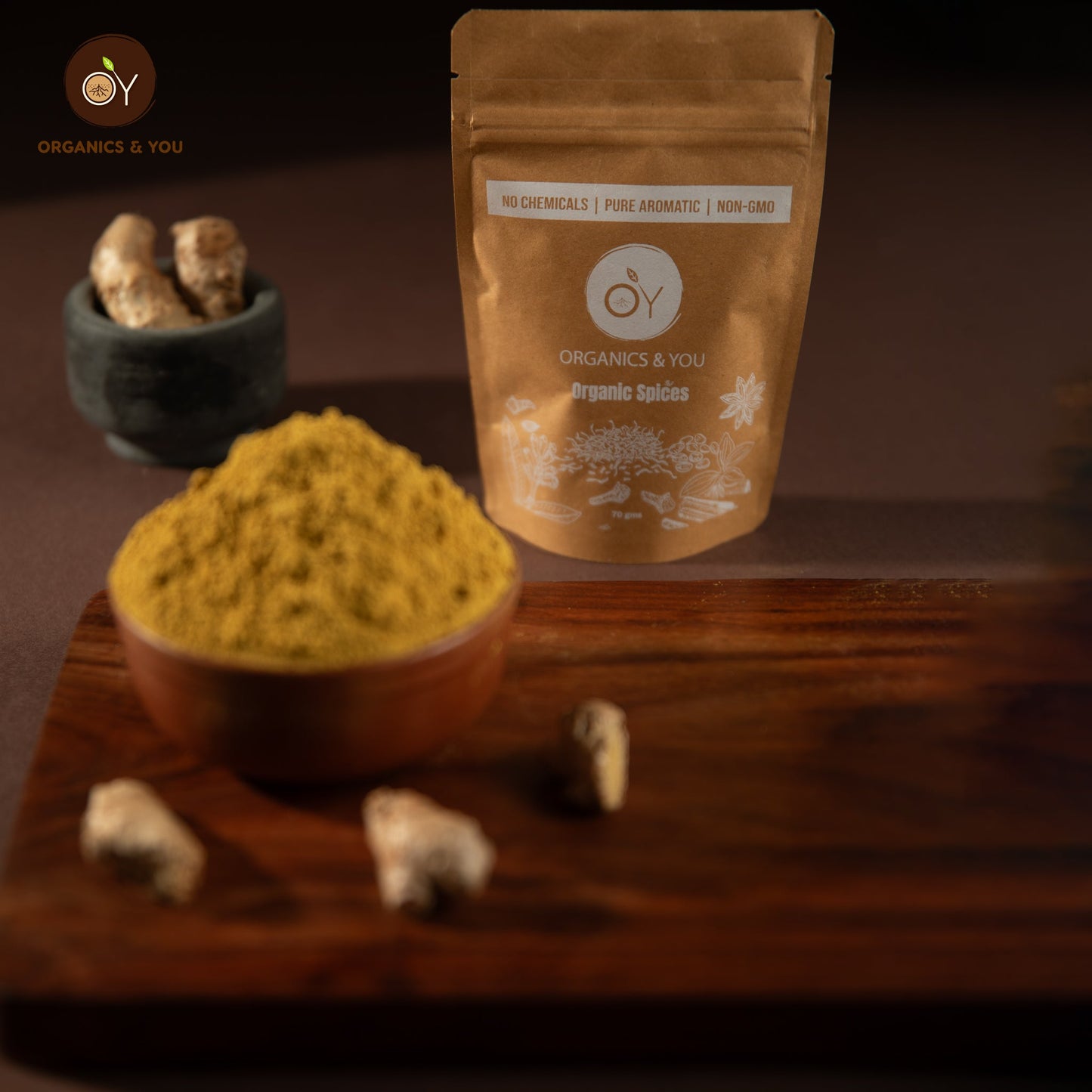 Meghalaya Organic Ginger Powder (Makhir Ginger)