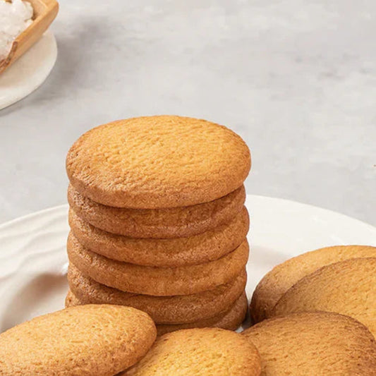 Close-up of Cafe Niloufer Salt Biscuits