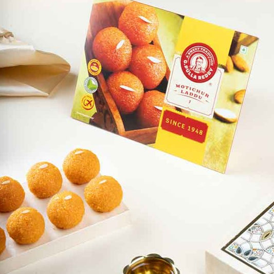 Motichur Laddu - Classic North Indian - Buy Online from G Pulla Reddy Sweets | Desify
