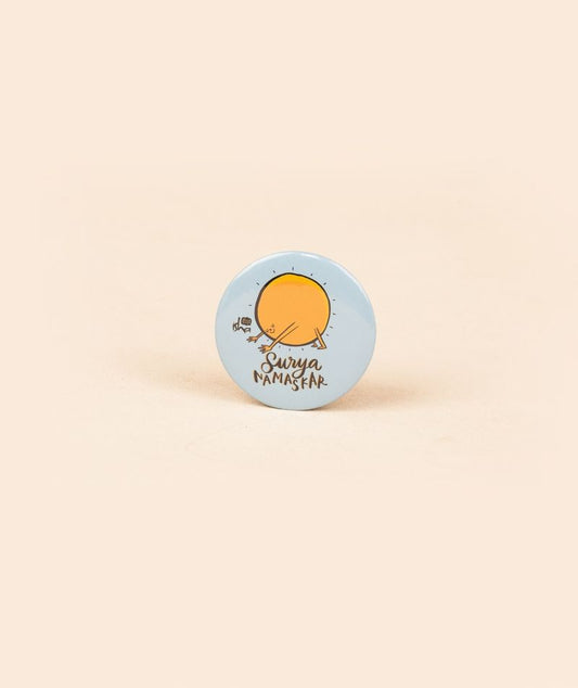 Surya Namaskar - Pin Badge