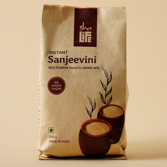 New Instant Sanjeevini Multigrain Health Drink Mix (250 gms). No sugar Added. Traditional recipe. Contains millets, grains, legumes and spices