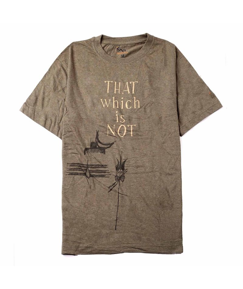Unisex Cotton That Which is Not Printed T-shirt - Olive