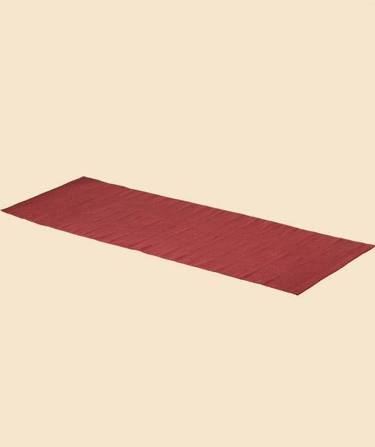 Cotton Yoga Mat Rubber Coated
