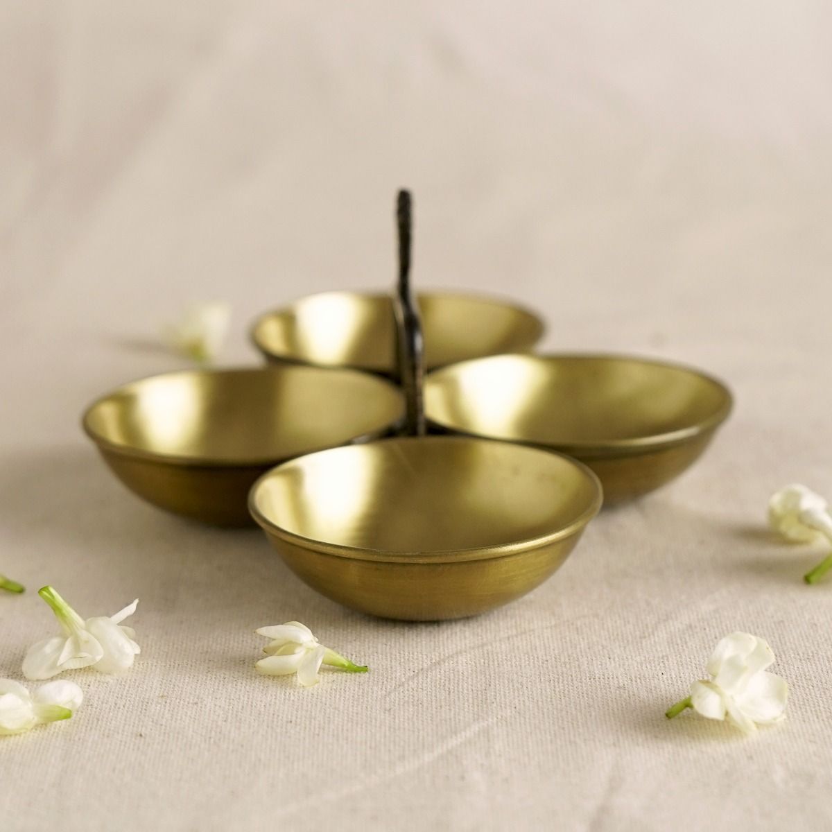 4-Bowl Holder for Puja Room