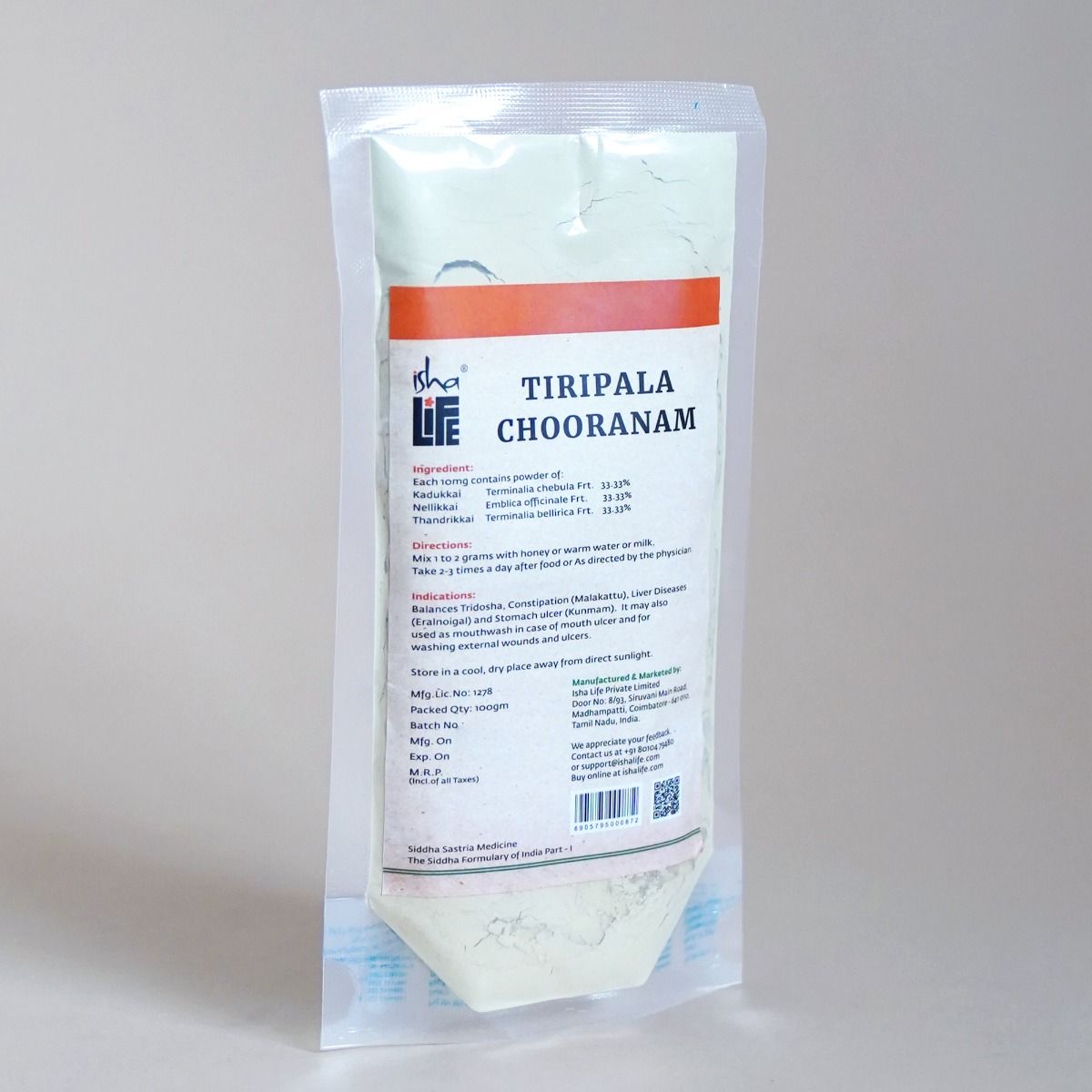 Triphala Chooranam, 100 gm