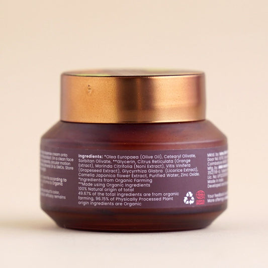 Anti Pollution & Moisturizing Day Cream with orange & noni extract (for all skin types) - 50gm