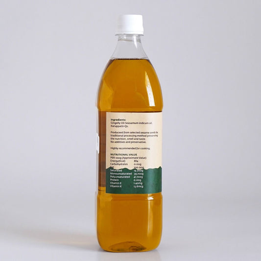 Cold pressed gingelly oil. Pure sesame oil (500 ml)