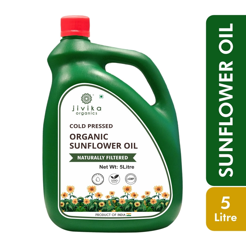 Organic Cold Pressed Sunflower Oil