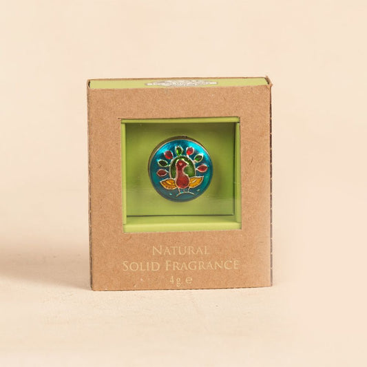 Beeswax Natural Oil Solid Perfume - Lily of the Valley (4gm). Alcohol-free mild body fragrance.