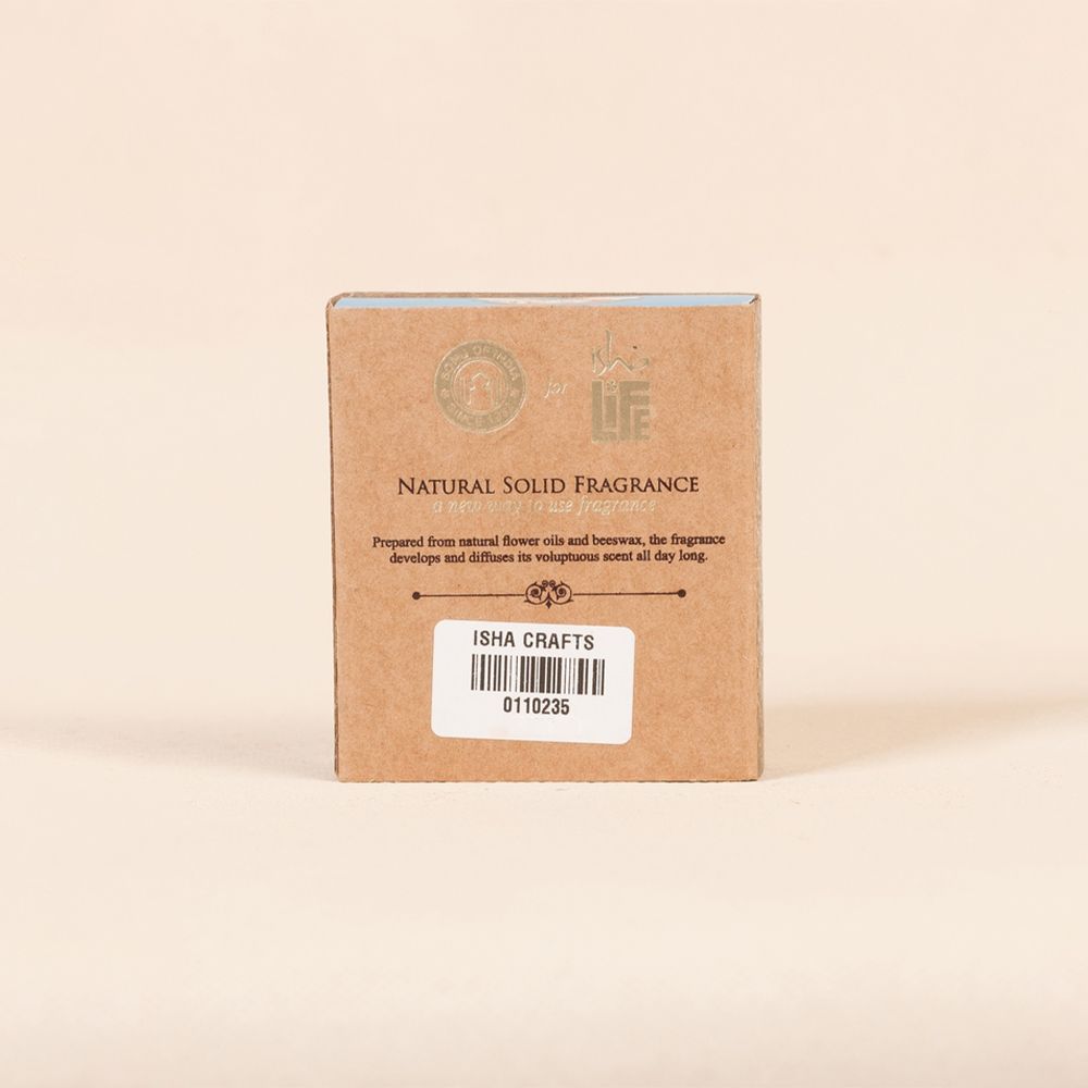 Beeswax Natural Oil Solid Perfume - Relax (4gm). Alcohol-free mild body fragrance.