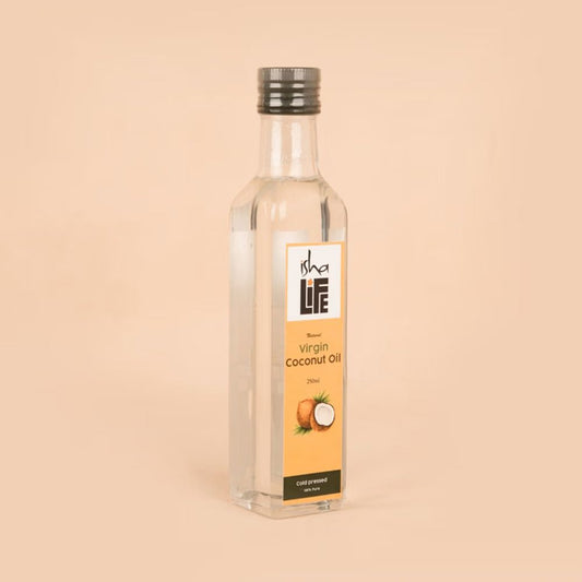 Virgin coconut oil, Traditionally cold-pressed, No additives and preservatives (250ml)