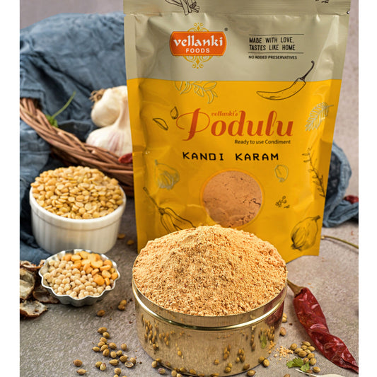 Kandi Karam - Podi - Buy Online from Vellanki Foods | Desify