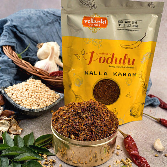Nalla Karam - Podi - Buy Online from Vellanki Foods | Desify