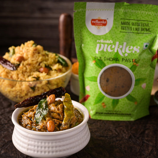 Pulihora Paste (Tamarind Rice Mix) – Andhra Style - Pickles - Buy Online from Vellanki Foods | Desify