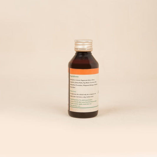 Jeevamirtham (100 ml). IshaÕs unique traditional Siddha formulation. Helps boost immunity.