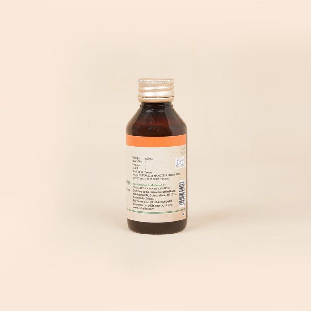 Jeevamirtham (100 ml). IshaÕs unique traditional Siddha formulation. Helps boost immunity.