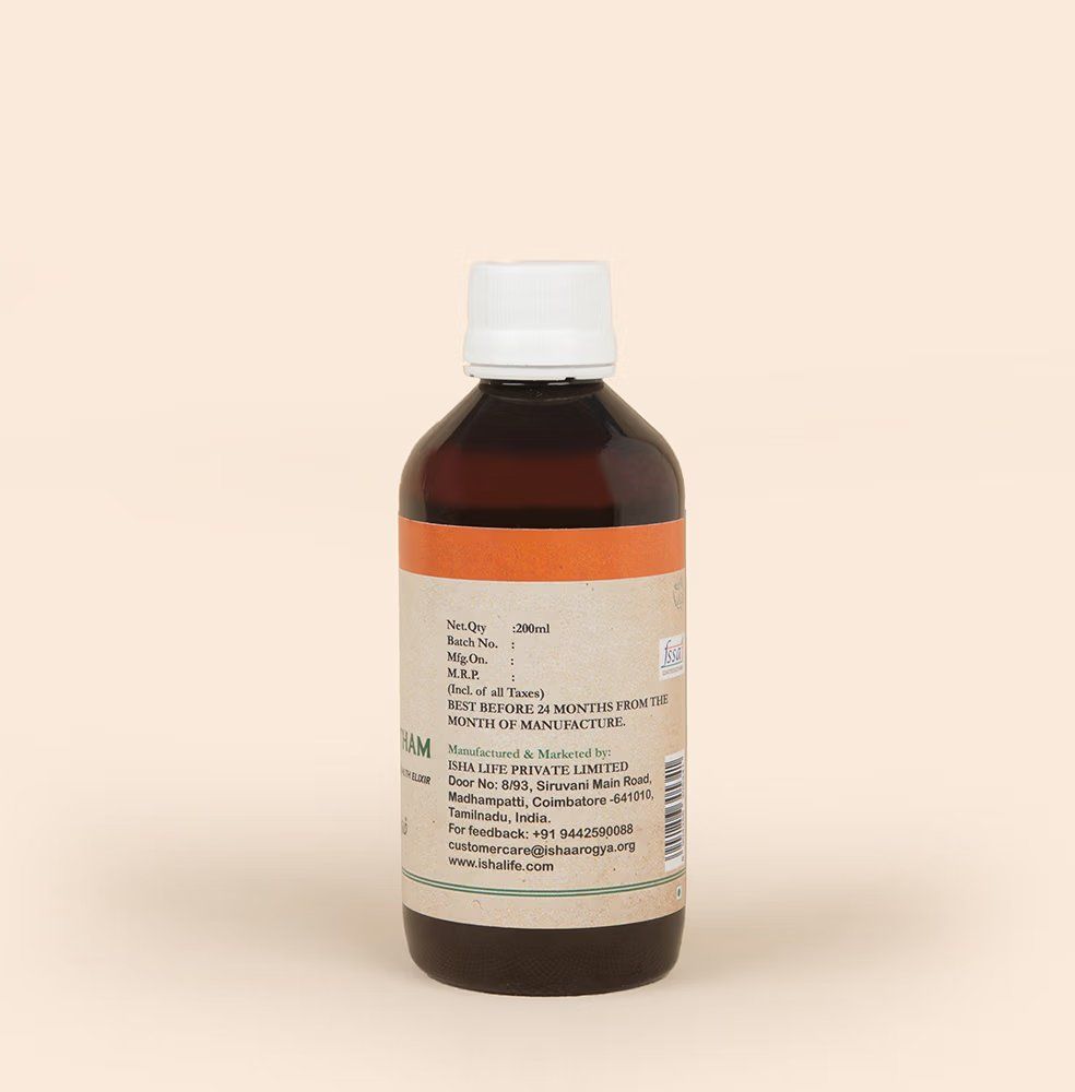 Jeevamirtham (200 ml). IshaÕs unique Siddha formulation. Helps boost immunity.