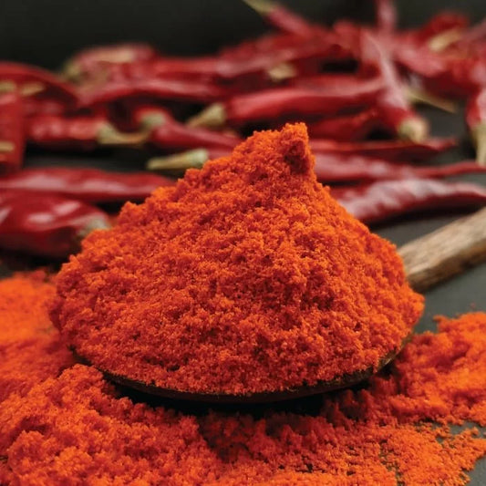 Guntur Red Chilli Powder Online USA · Sannam GI Hand-Pounded · Buy from India (2026)