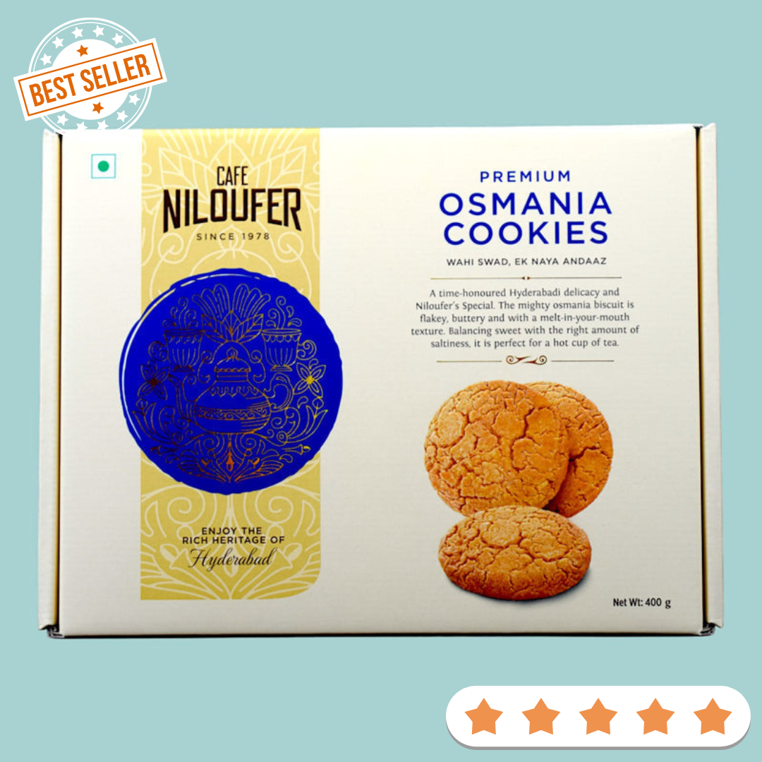 Osmania Biscuits and Niloufer Chai - Hyderabad combo for NRIs