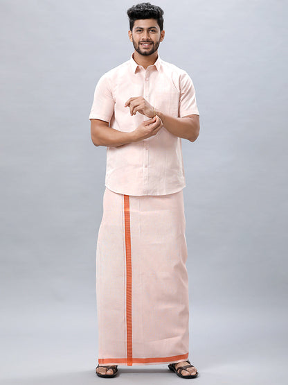 Mens Copper Tissue Shirt Sankalpam