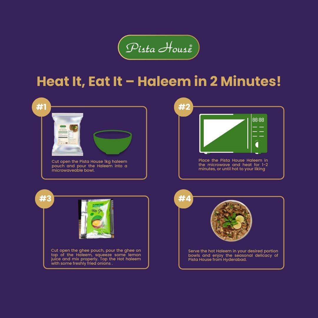 Hyderabad Haleem from Pista House, Hyderabad | Limited- Time | International Pack (Delivery starting from March 5th)