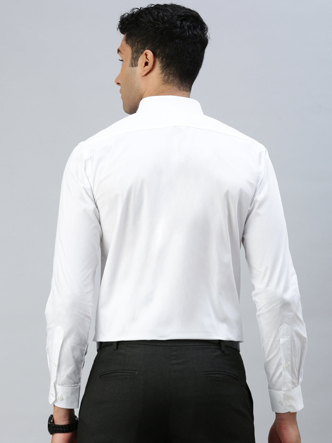 Mens 100% Cotton White Shirt_Victory