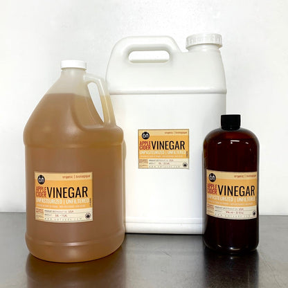 ORGANIC VINEGAR, Apple Cider, unpasteurized, raw