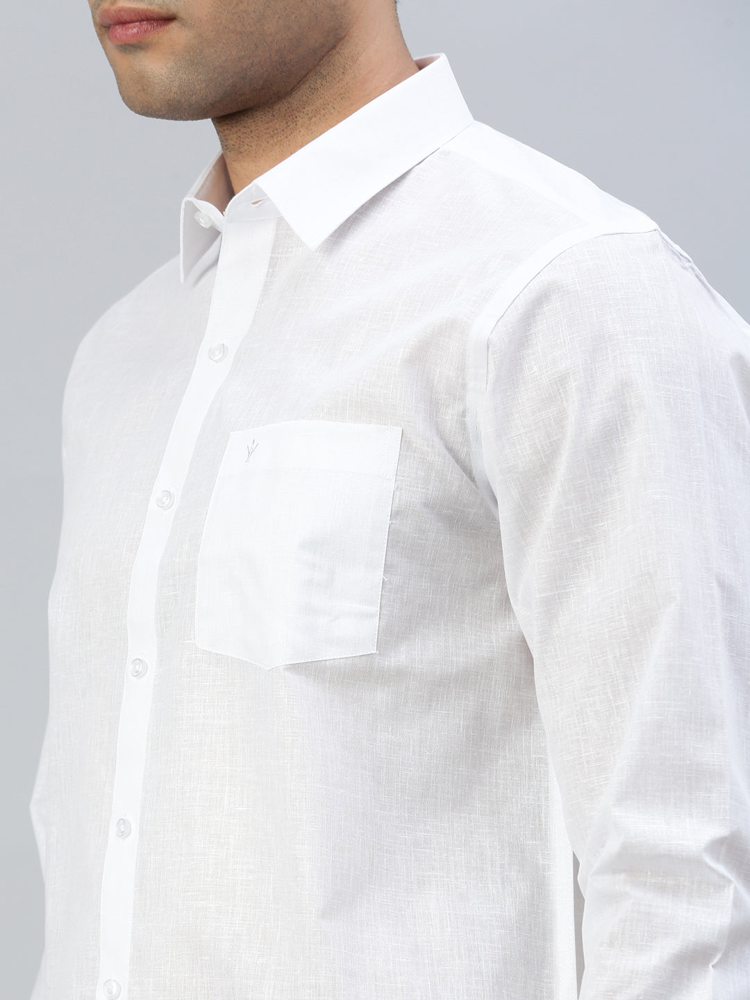 Mens Cotton Rich White Shirt Minister Plus