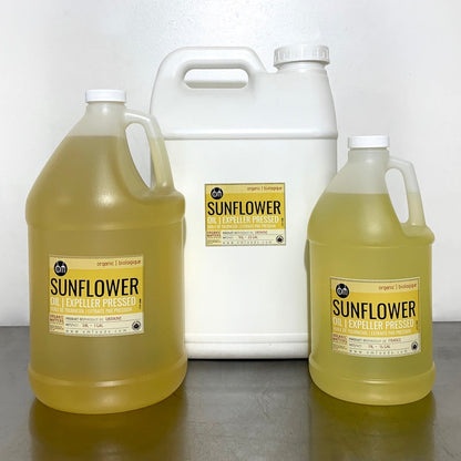 ORGANIC SUNFLOWER OIL, expeller pressed