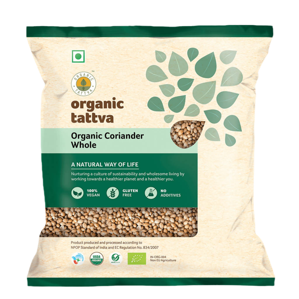 Organic Coriander Whole - 100gms