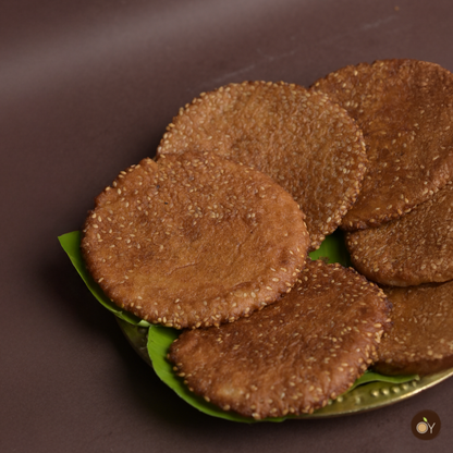 Nuvvula Nethi Ariselu / Sesame Ghee Adhirasam - Jaggery(Bellam)