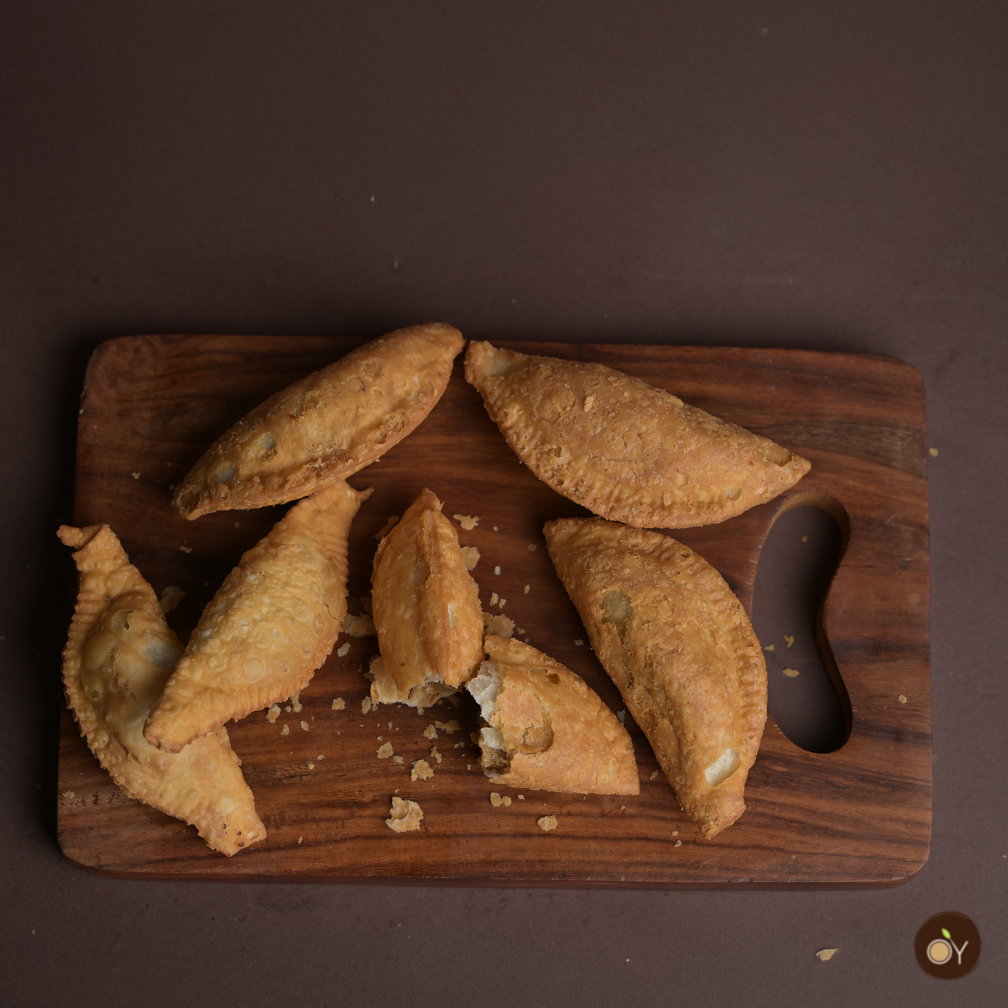 Kajjikayalu (Crispy Coconut Gujiya/Karanji) - Jaggery(Bellam)