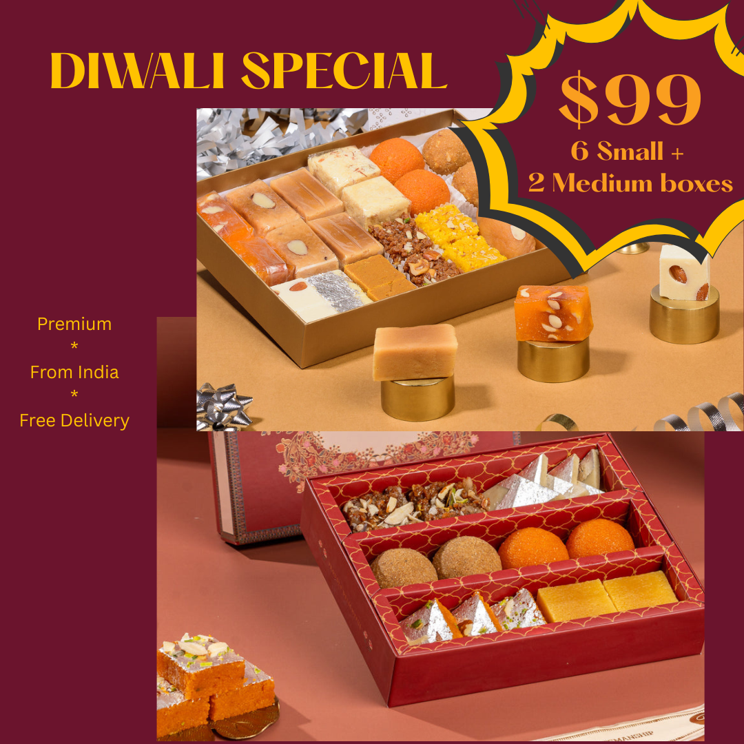 6 Small and 2 Medium Sweet Boxes