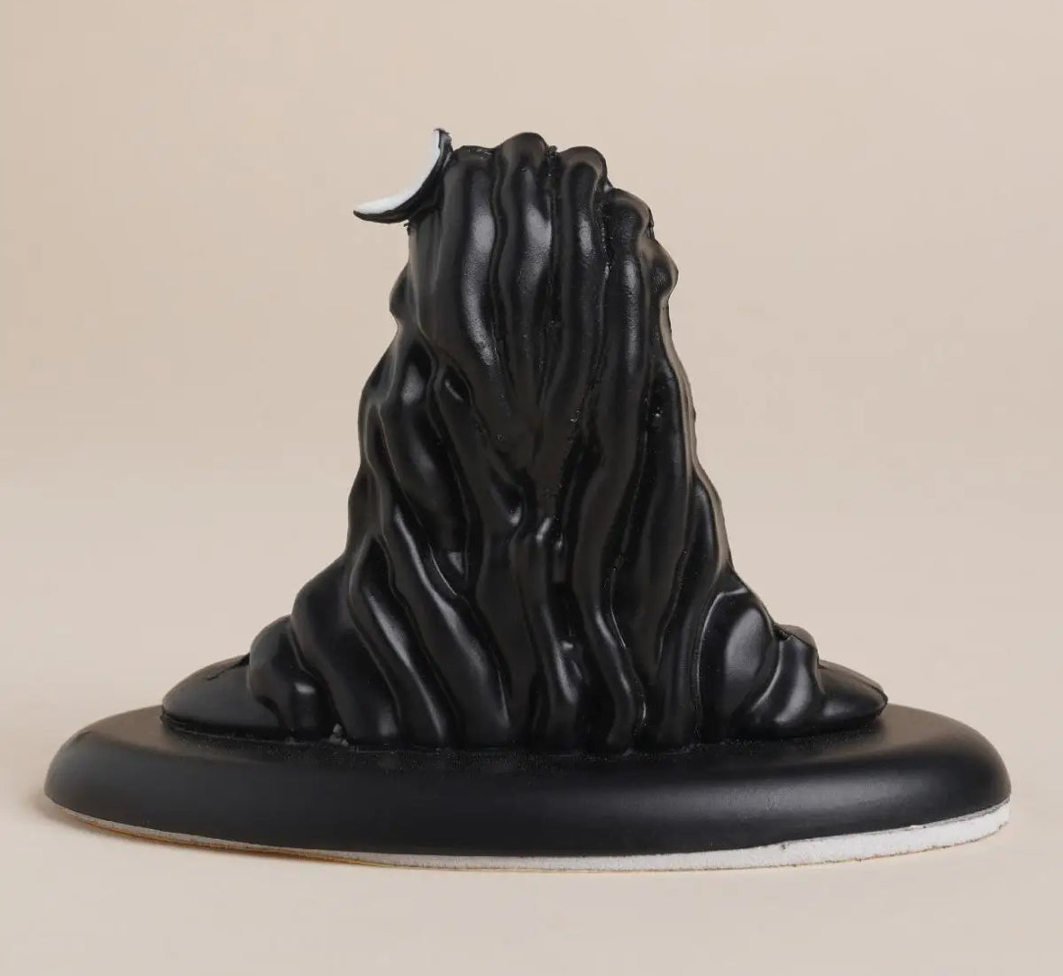 Adiyogi miniature 2" car stand - Black (Metal)