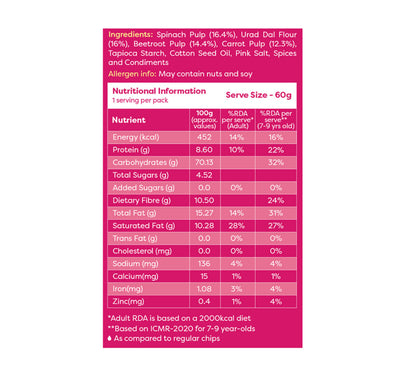 Troovy Healthy High Protein Mix Veggie Chips