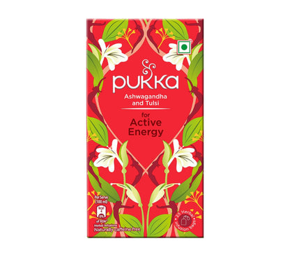 Pukka Ashwagandha and Tulsi Tea Bags (for Active Energy)