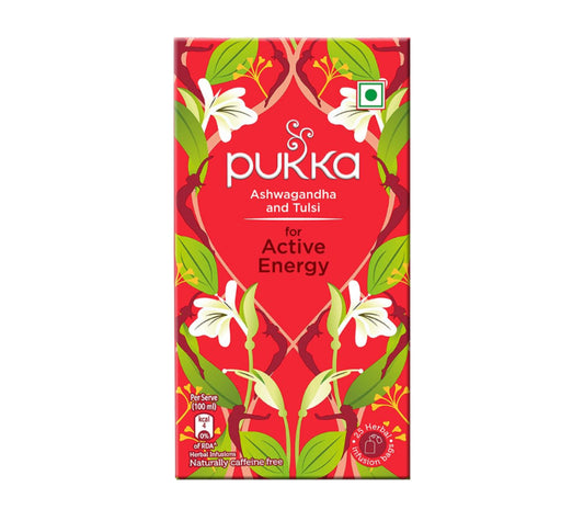 Pukka Ashwagandha and Tulsi Tea Bags (for Active Energy)